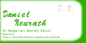 daniel neurath business card